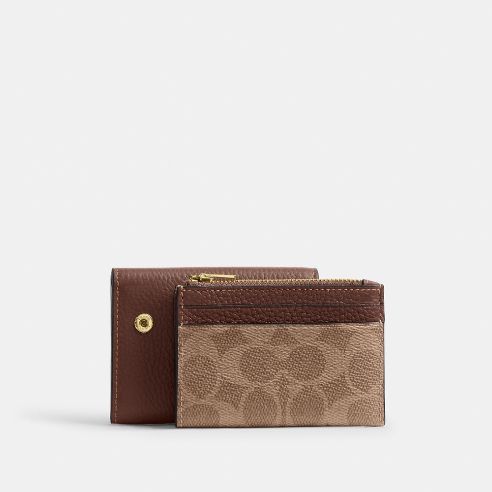 Card Holder Wallet In Signature Canvas